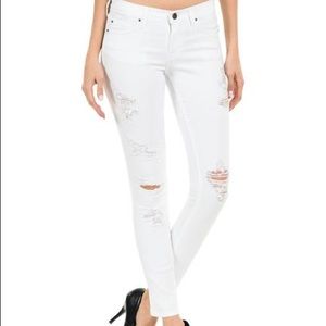 Angry Rabbit Distressed Skinny Jeans